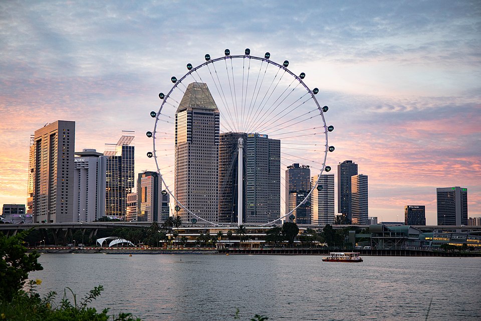 Singapore skyline representing Tragro's base of operations